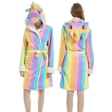 Peignoir Éponge Femme Licorne - Une Licorne