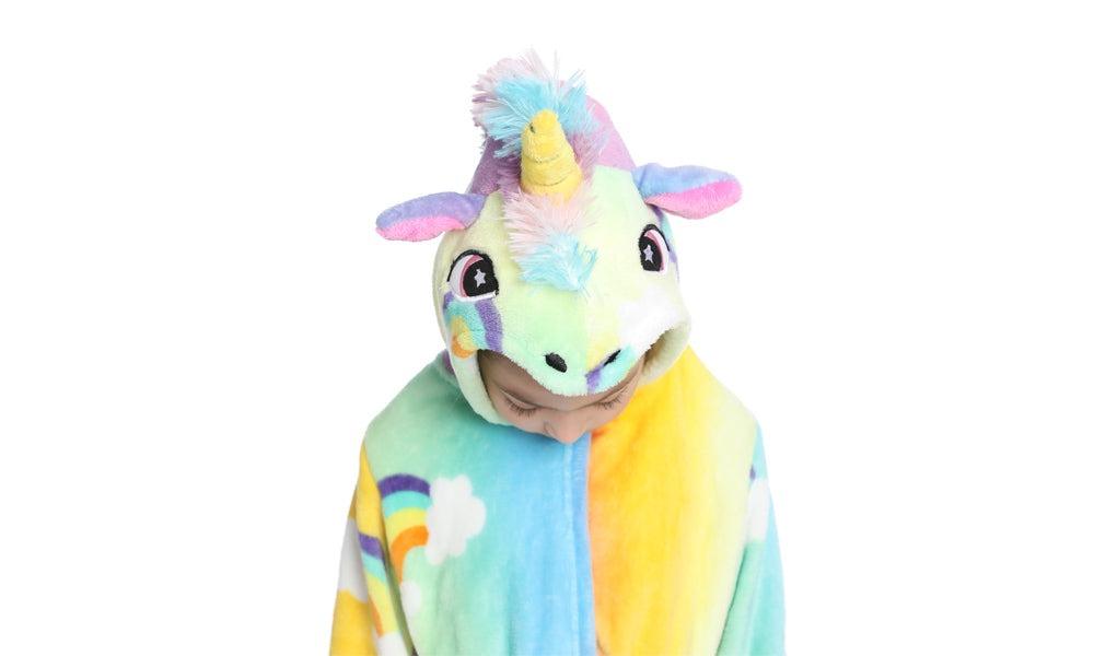 Peignoir licorne turquoise - Licorne