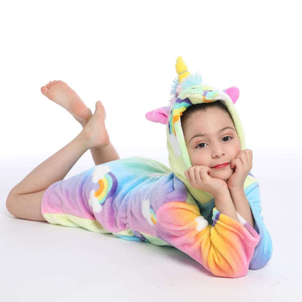 Peignoir licorne turquoise - Licorne