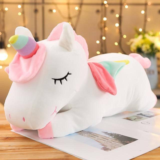 Peluche Licorne <br> Allongée - Une Licorne