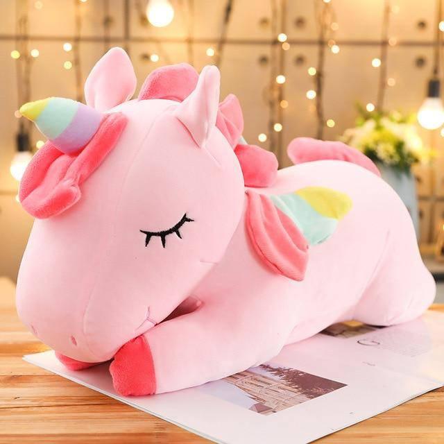 Peluche Licorne <br> Allongée - Une Licorne