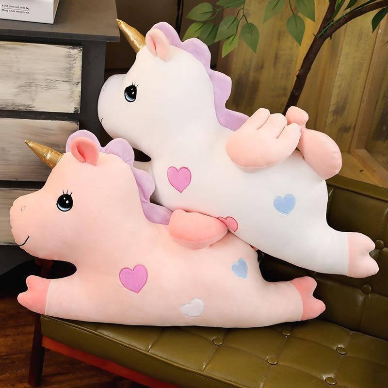 Peluche Licorne <br> Coussin - Une Licorne