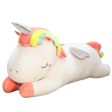Peluche licorne volante