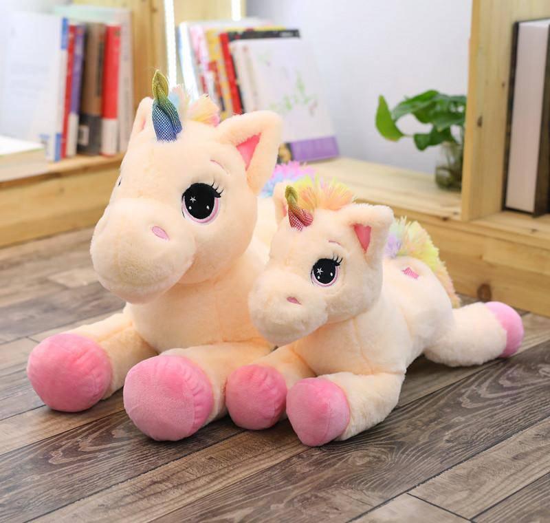 Peluche Licorne<br> Arc-en-ciel Kawaii - Une Licorne