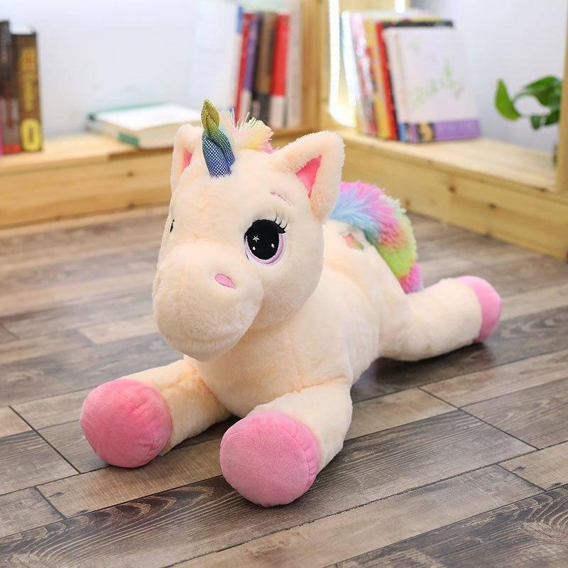 Peluche Licorne<br> Arc-en-ciel Kawaii - Une Licorne
