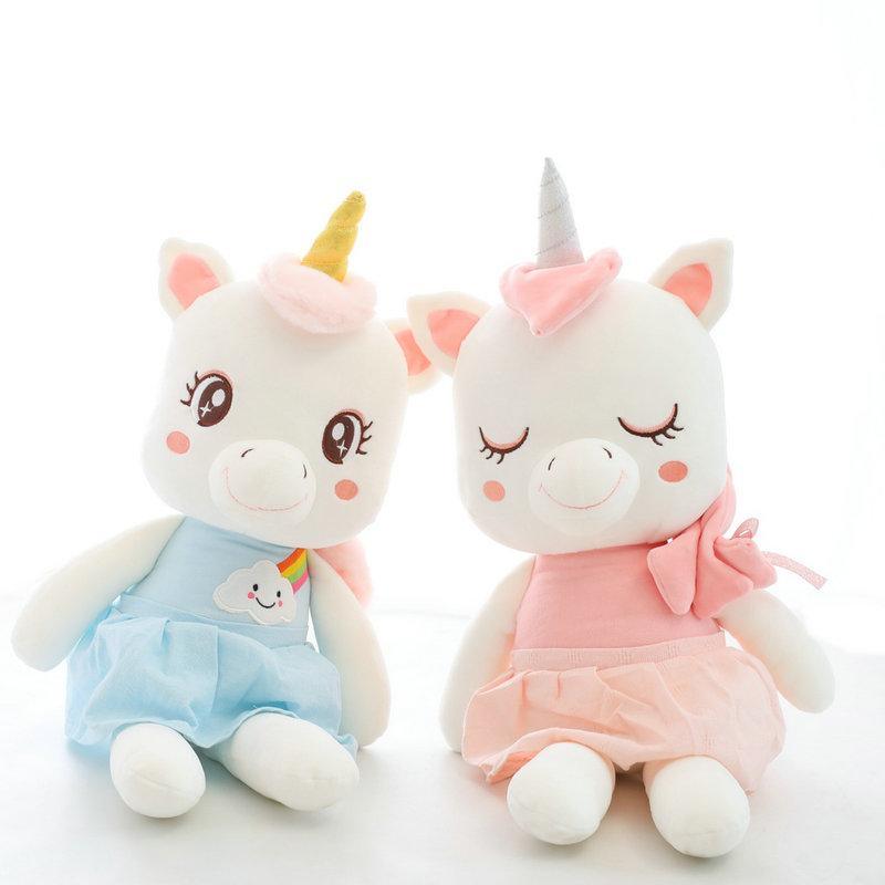 Peluche Licorne<br> Bébé aux Grands Yeux - Une Licorne