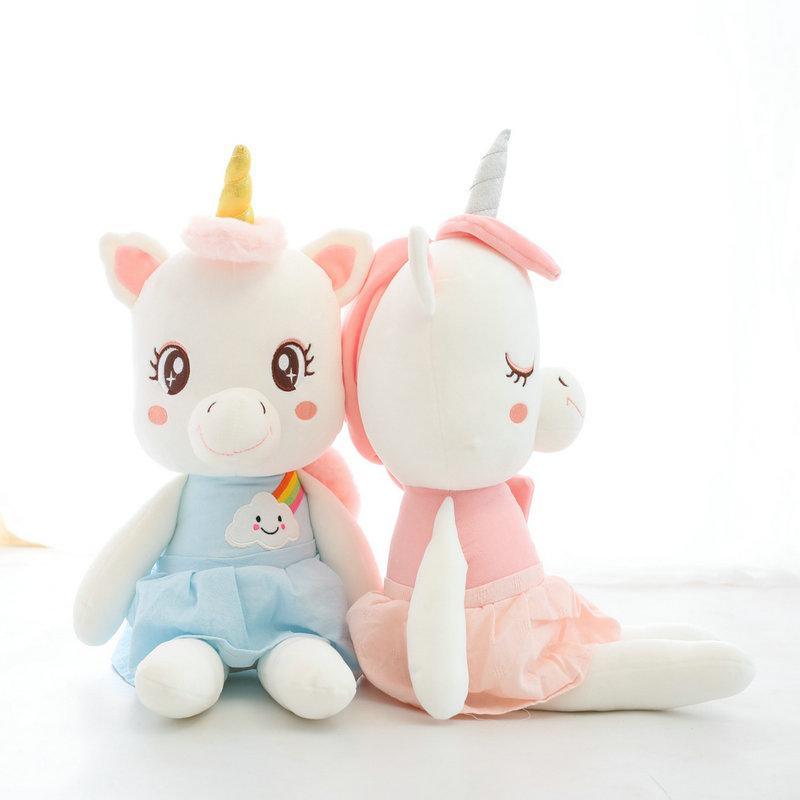 Peluche Licorne<br> Bébé aux Grands Yeux - Une Licorne