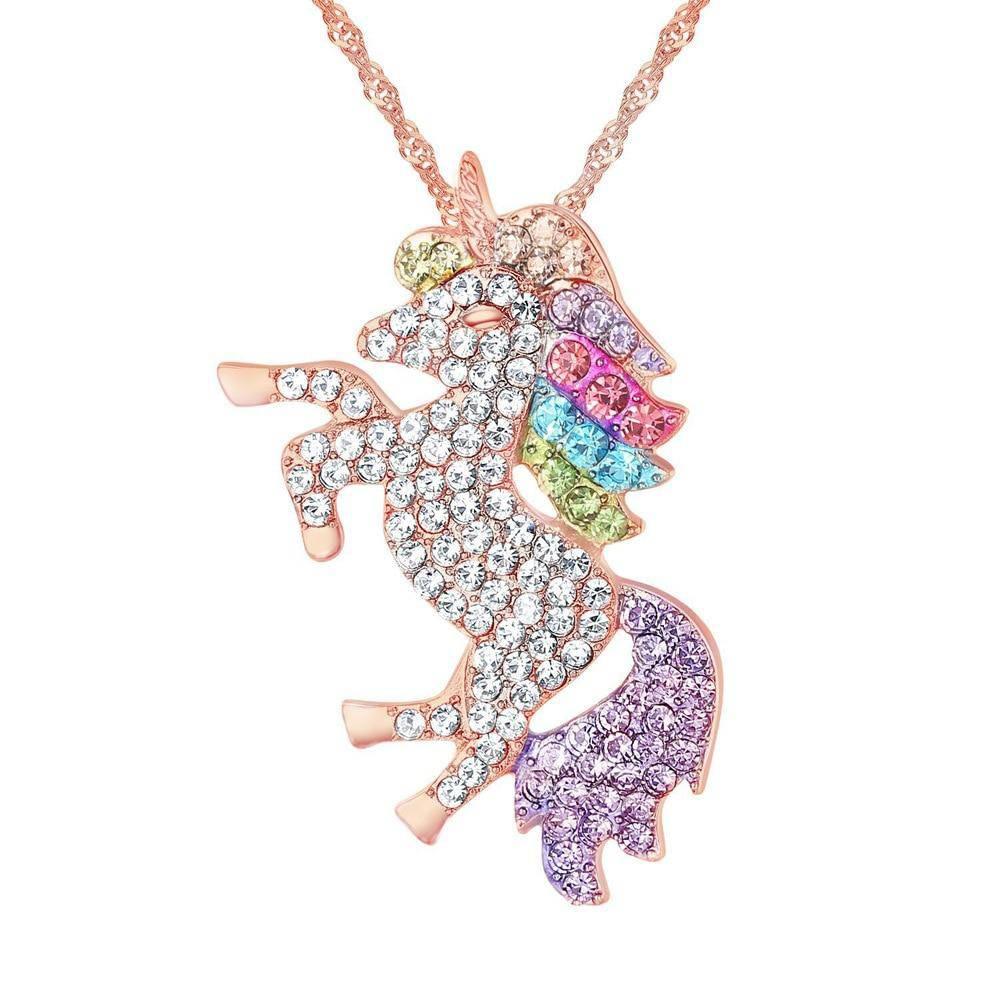 pendentif licorne en pierre - Une Licorne