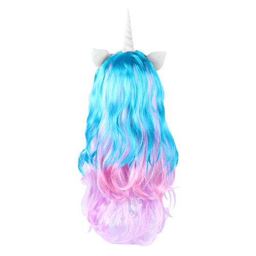 Fausse chevelure femme licorne