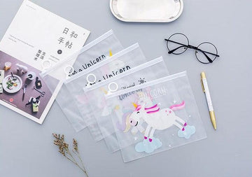 Pochette Licorne Transparente - Une Licorne