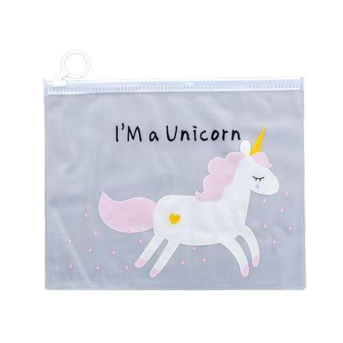 Pochette Licorne Transparente - Une Licorne