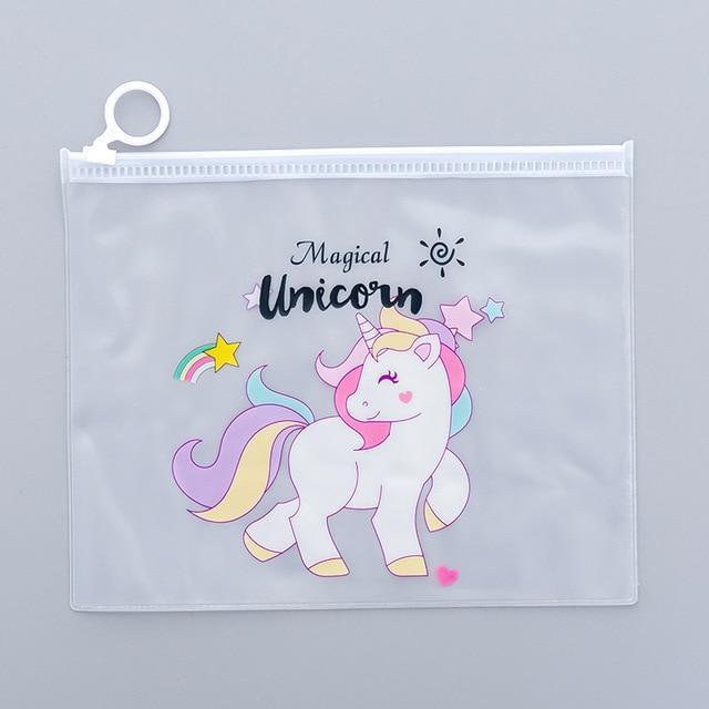 Pochette Licorne Transparente - Une Licorne