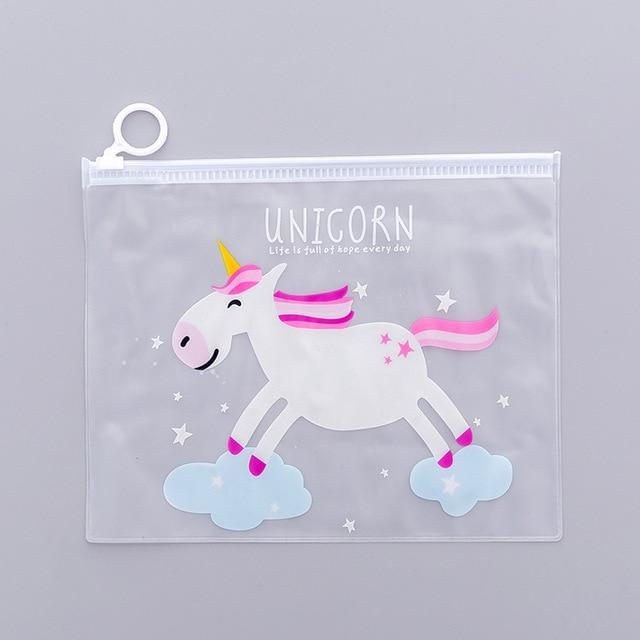Pochette Licorne Transparente - Une Licorne