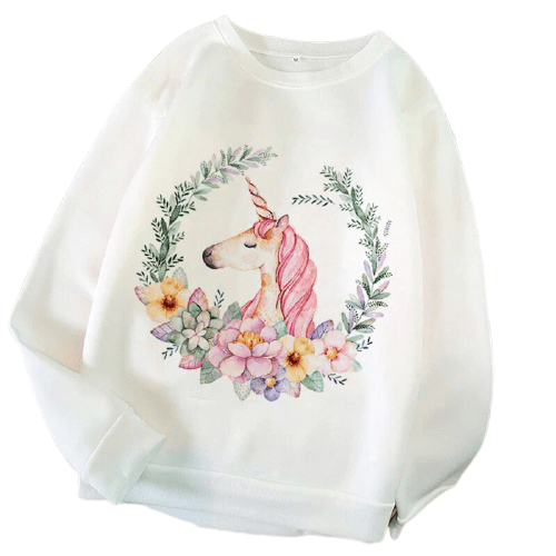 Pull Licorne Blanc - Une Licorne