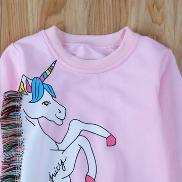 Pull Licorne Rose Enfant - Une Licorne