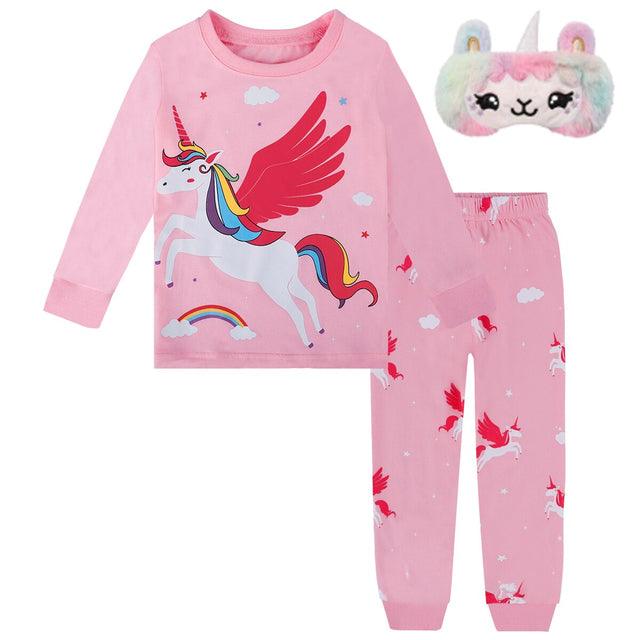 Pyjama licorne avec masque de nuit
