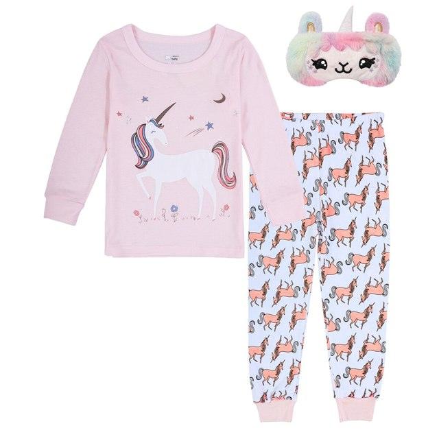 Pyjama licorne avec masque de sommeil