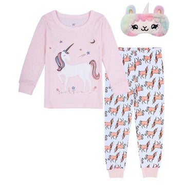 Pyjama licorne avec masque de sommeil