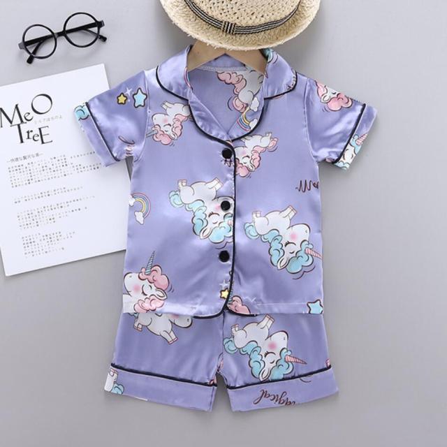 Pyjama Licorne Fille Chemisier - Licorne