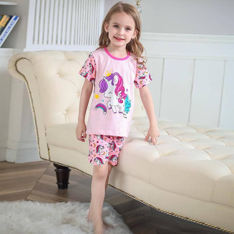Pyjama Licorne Fille Été - Une Licorne