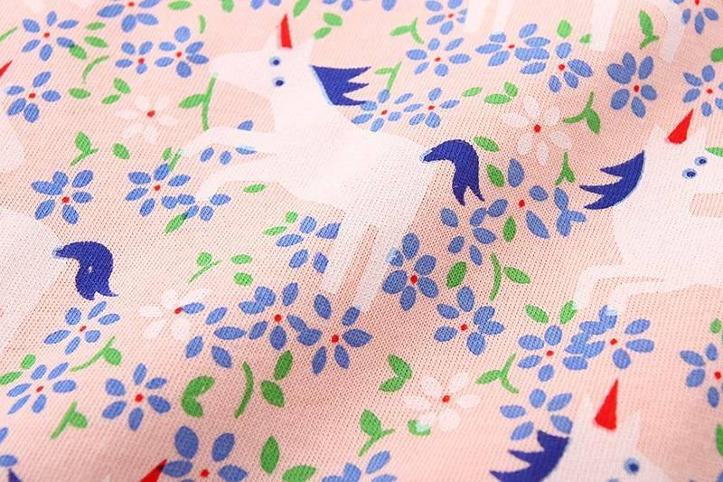 Pyjama Licorne Fleurs - Une Licorne