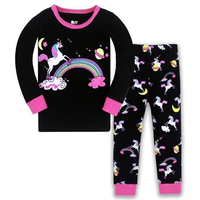 Pyjama Licorne Noir - Une Licorne