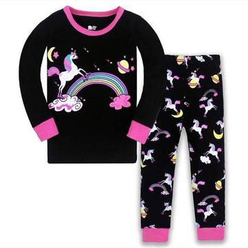 Pyjama Licorne Noir - Une Licorne