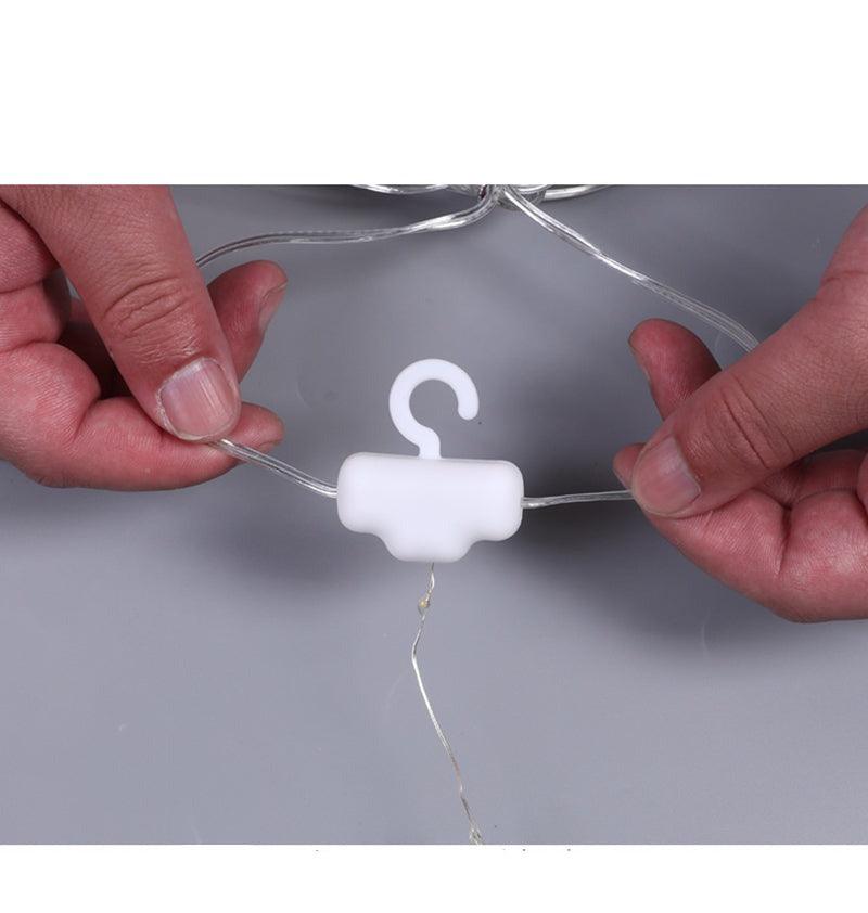 Rideau guirlande lumineuse licorne - Licorne