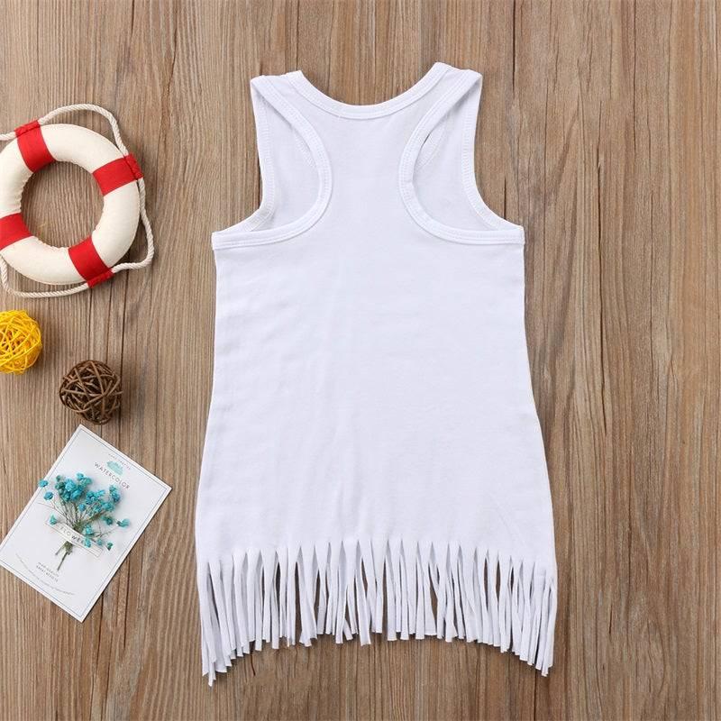 Robe A Franges Licorne Pour Fille - Licorne