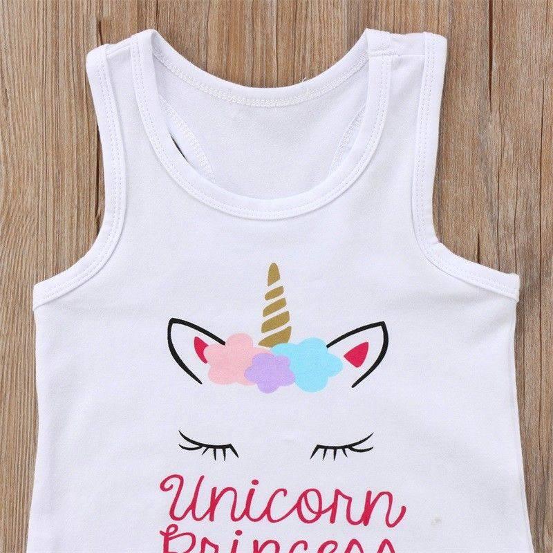 Robe A Franges Licorne Pour Fille - Licorne