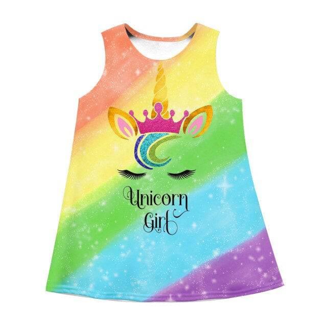 Robe Chasuble Unicorn Fille - Licorne