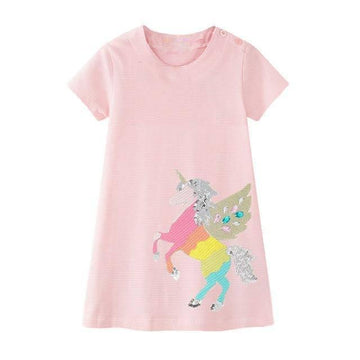 Robe Classique Licorne Enfant - Une Licorne