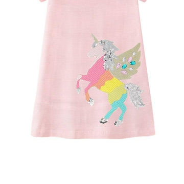 Robe Classique Licorne Enfant - Une Licorne