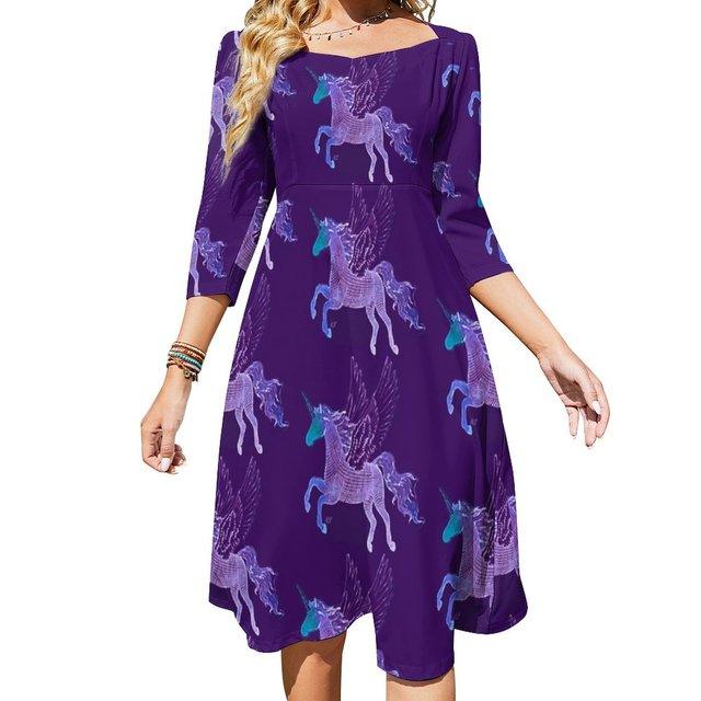 Robe Dos-Nu Licorne Femme - Licorne