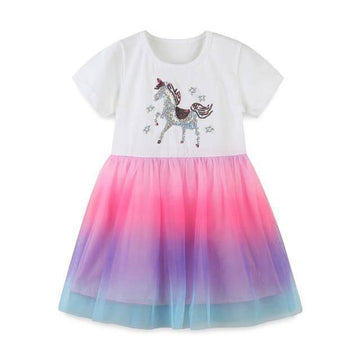Robe Licorne à Paillettes - Une Licorne