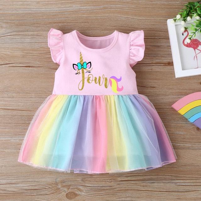 Robe Licorne Anniversaire Fille - Licorne