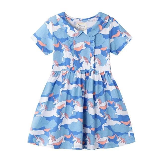 Robe Licorne Col Claudine - Une Licorne