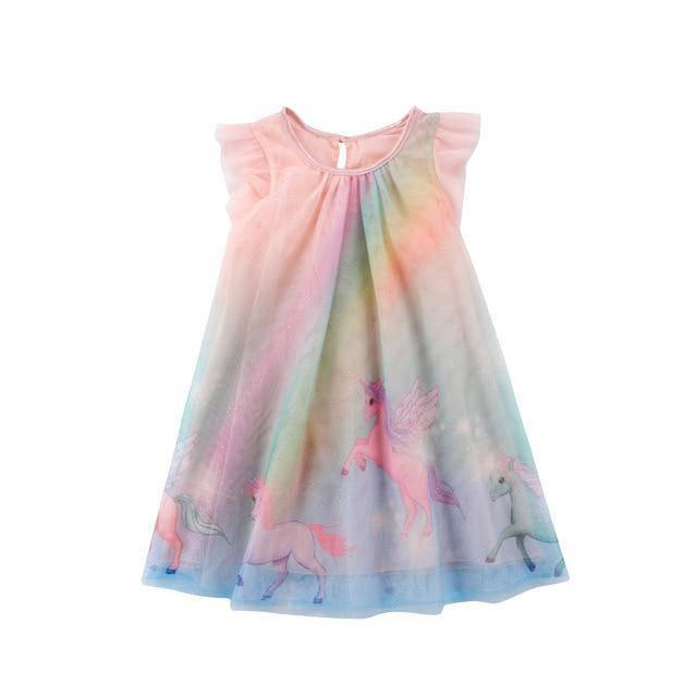 Robe Licorne Couleurs Arc-en-ciel - Une Licorne