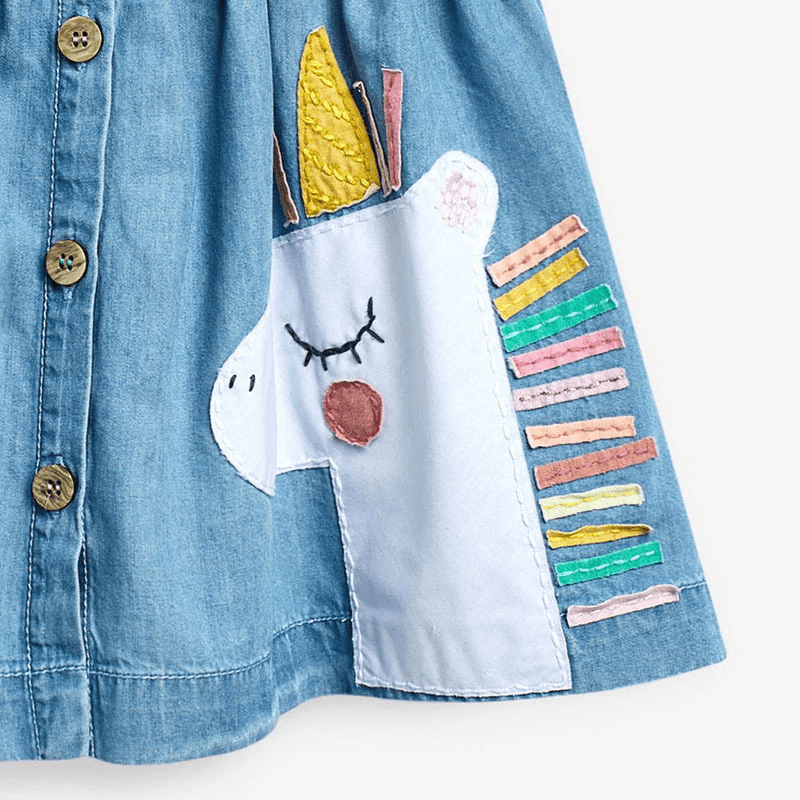 Robe Licorne en Jean - Une Licorne