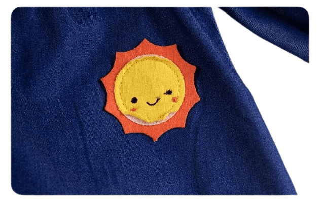 Robe Licorne En Jean Manches Trois Quart Fille - Licorne