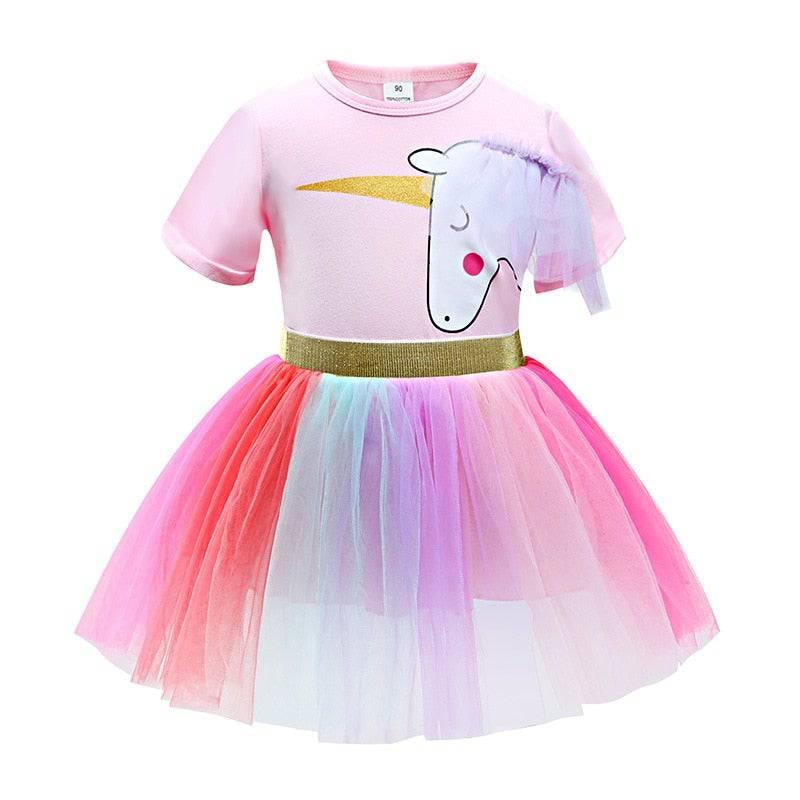 Robe licorne en tulle