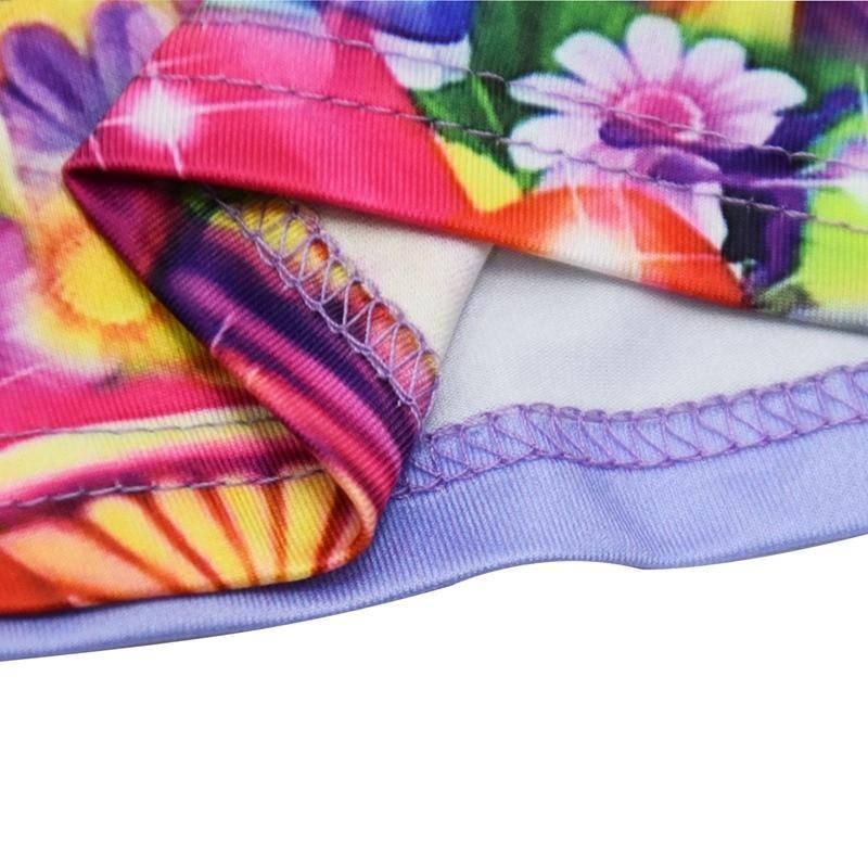 Robe Licorne Fille Arc-en-ciel Fluorescente - Une Licorne