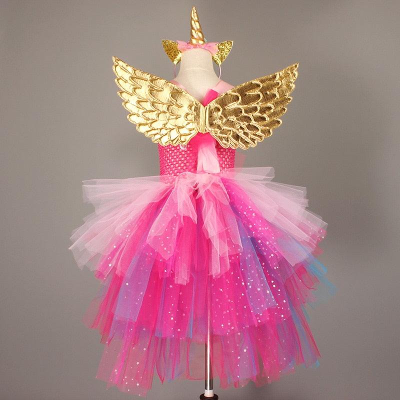 Robe Licorne Papillon Rose - Licorne
