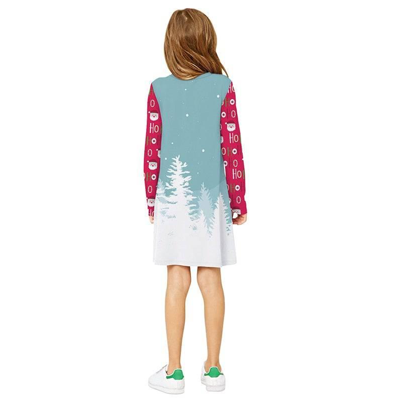 Robe Licorne Père Noel Fille - Licorne