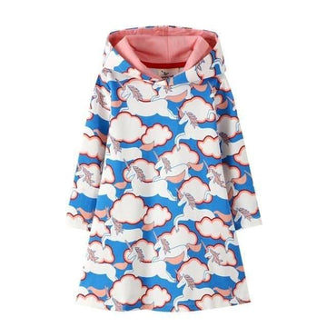 Robe Licorne Polaire à Capuche - Licorne