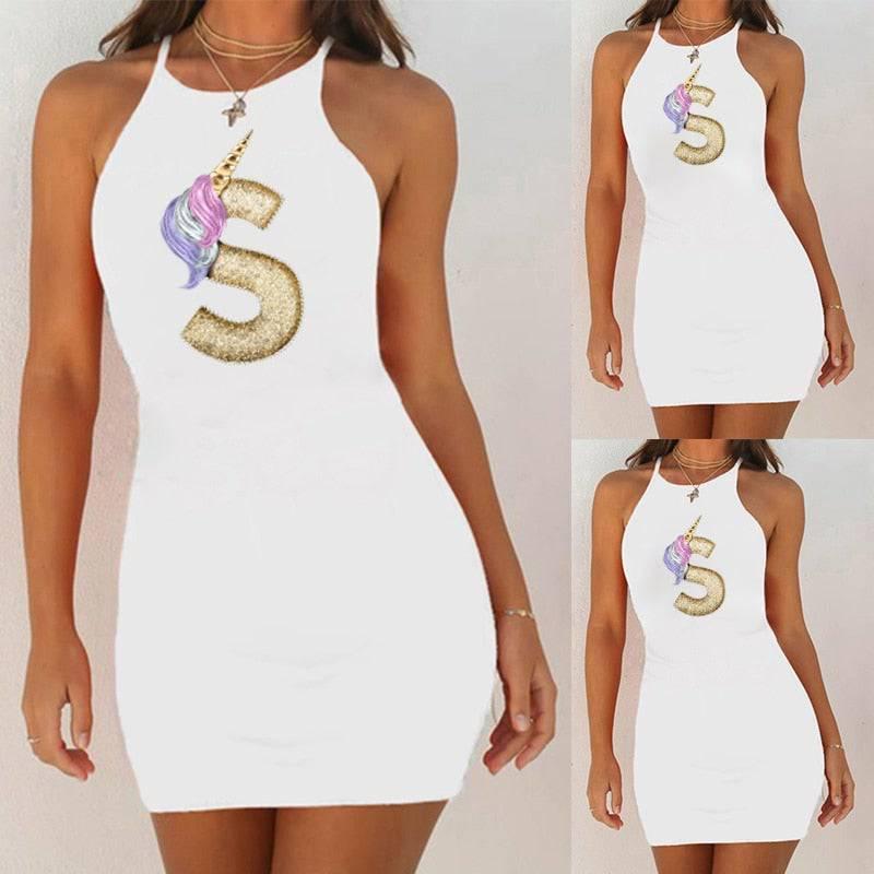 Robe Licorne S Alphabétique Femme - Licorne