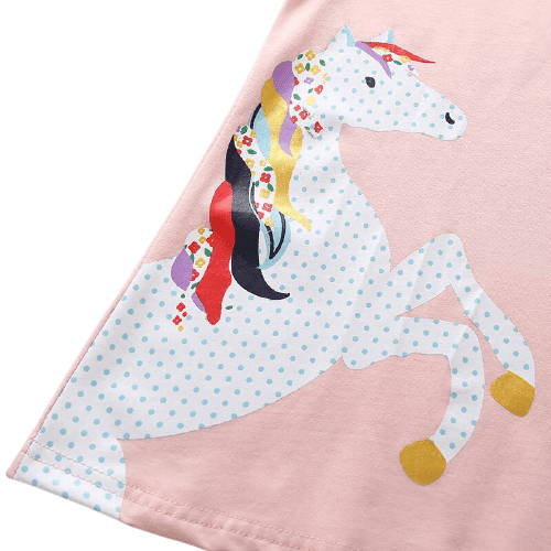 Robe Motif Licorne Fille - Licorne