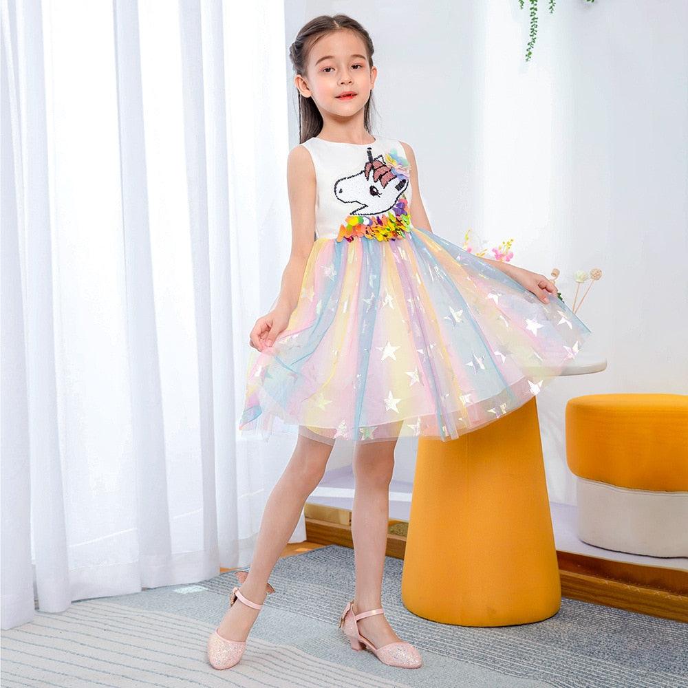 Robe Princesse Licorne Sequins - Licorne