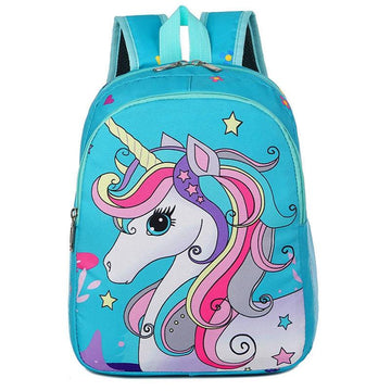 Sac à dos licorne Kawaii bleu ciel
