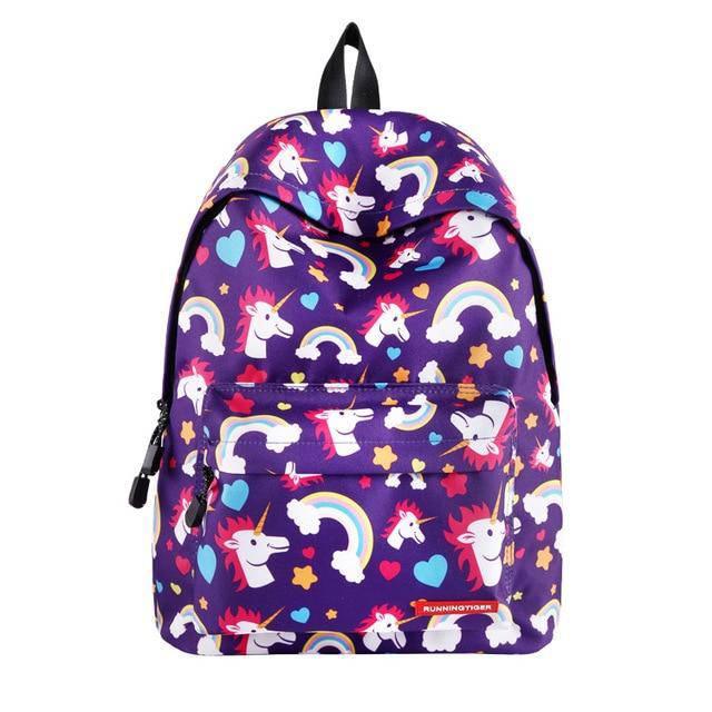 Sac à Dos Licorne Violet - Une Licorne
